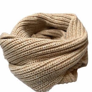 J. Crew Chunky Fall Winter Scarf Long Infinity Tan